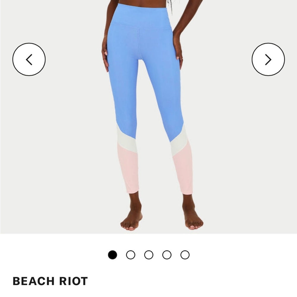 Beach Riot Blue and Pink Vienna leggings